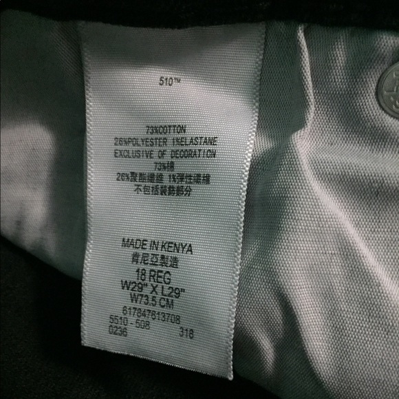 Levi’s men’s 510tm skinny fit jeans - Picture 2 of 4